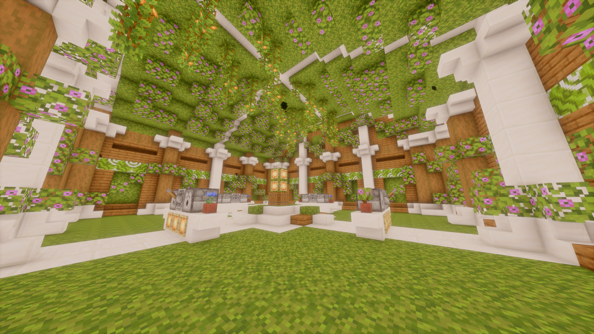 Overgrown Garden Hallway 4 player base made by iemmc | image 2