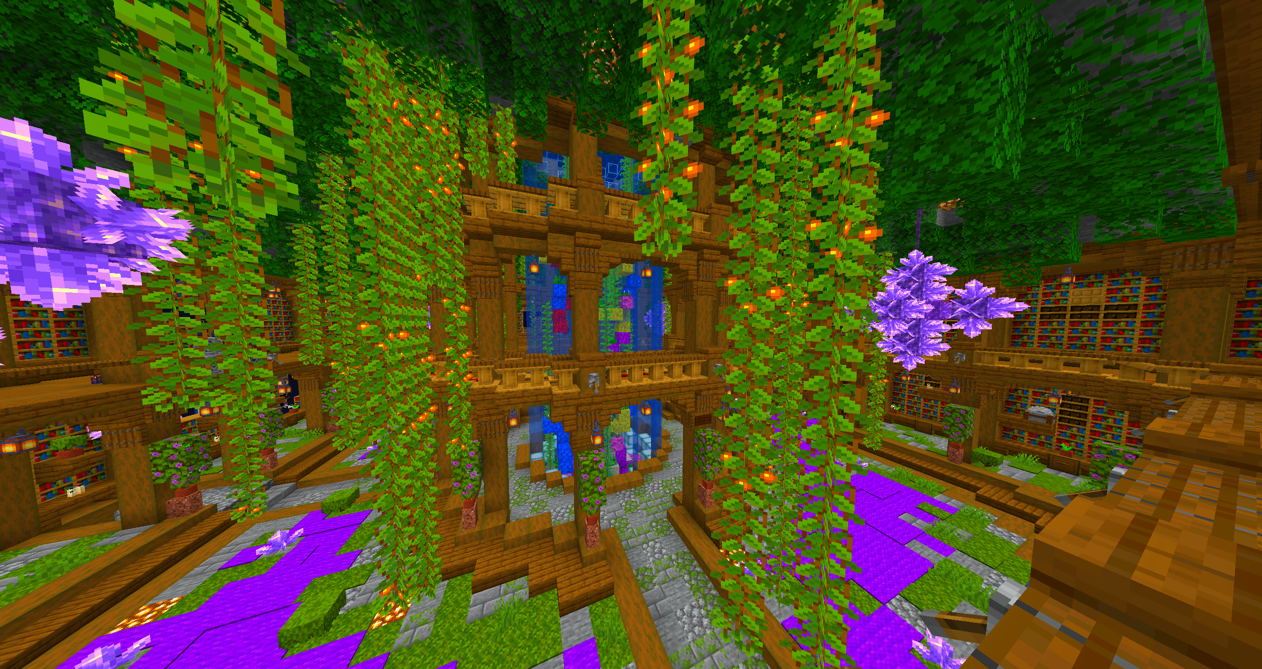 Library Lush Cave